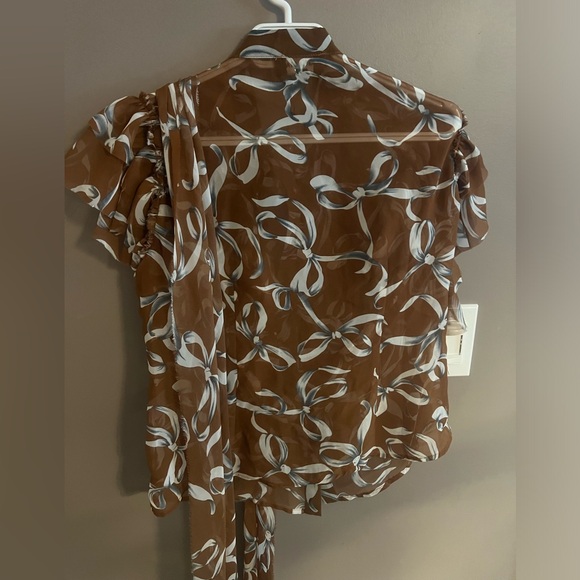 New Nordstrom sheer blouse - Picture 2 of 3